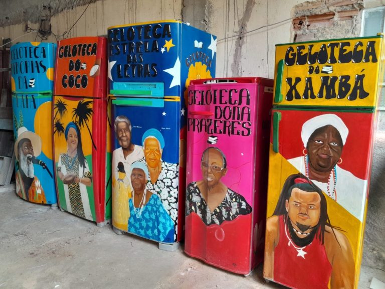 Projeto distribui geladeiras culturais em comunidades periféricas do Grande Recife