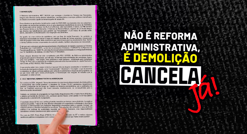 SINDSEP-PE: Por que somos contra a PEC 38/25, a Reforma Administrativa inimiga do povo