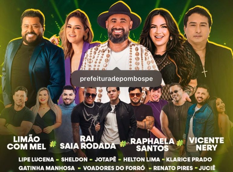 Pombos anunciou suas atrações para 39ª Festa do Abacaxi