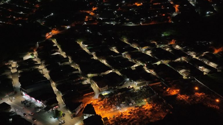 Iluminação pública de Amaraji reforçada com 445 lâmpadas com tecnologia LED