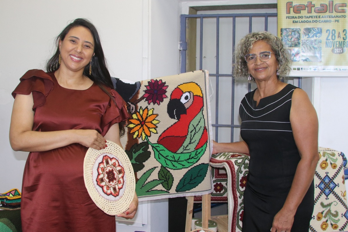 Lagoa do Carro promove sua 16ª Feira do Tapete e Artesanato