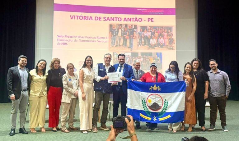 Vitória de Santo Antão premiada pelo Ministério da Saúde na eliminação da transmissão vertical do HIV