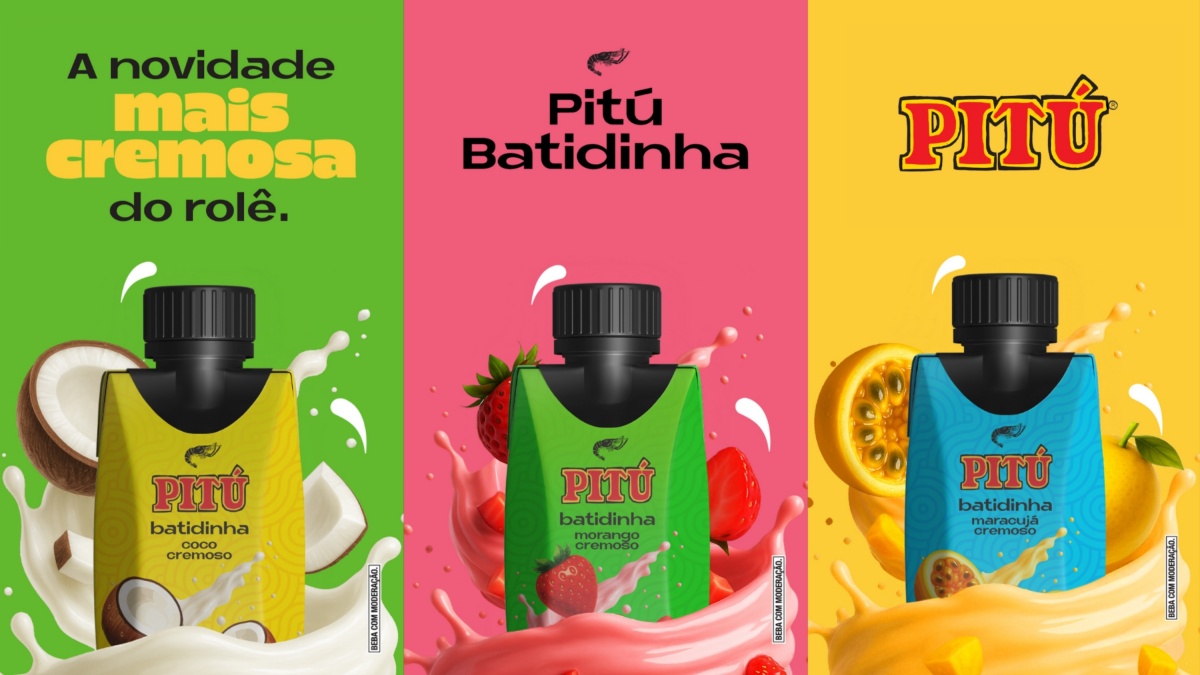Pitú Batidinha é a primeira batida cremosa em caixinha lançada no mercado 
