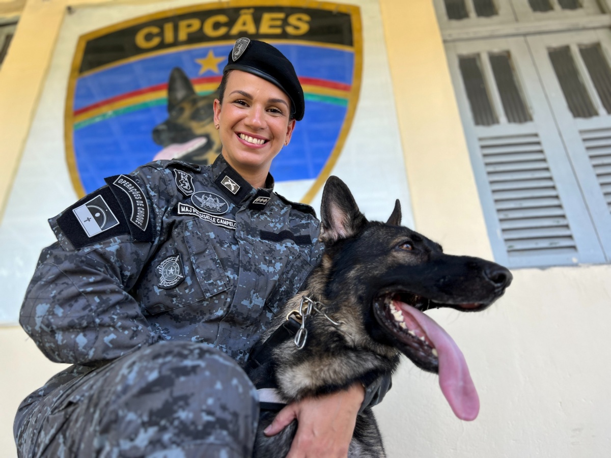 Liderança feminina chega pela primeira vez ao comando da CIPCães da PMPE