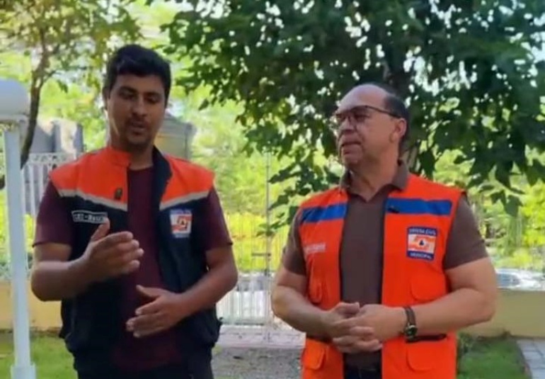 Defesa Civil faz ação preventiva em açude de Russinha e alerta moradores de Gravatá e Pombos
