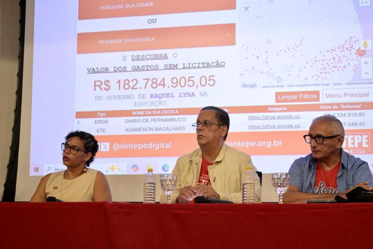 Sintepe denuncia possíveis irregularidades em contrato para reformas de escolas da rede estadual