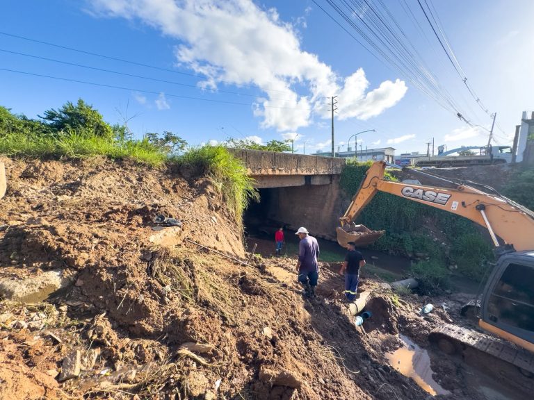 Prefeitura da Vitória inicia construção da Ponte do Riacho Galileia e cidade terá nova entrada